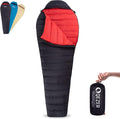 Ultralight Down Sleeping Bag for Adults with 600 Fill Power, Compact Sleeping Bag for Backpacking, Hiking and Camping