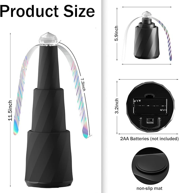 Portable Fan 4 Pack Fans for Tables,Food Fan with Flexible Goose-Neck and Soft Blades With Hanging Upside Down,Height adjustable Food Fans for Camping, Picnic, Fishing,BBQ, Parties, Outdoor,Black