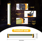 Mechanic Work Light, 7000LM Magnetic Work Lights, Rechargeable LED Work Light Bar, Portable Cordless Underhood Work Lights with Hooks for Inspection Workshop Emergency