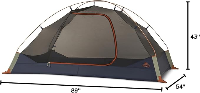 Kelty Late Start Backpacking Tent – Lightweight Two Man Camping Tent Shelter with Quickcorners, Aluminum Poles, Waterproof Poly Fly, Updated for 2024 | Camping Tent Shelter, Quickcorners, Aluminum Poles, Waterproof Poly Fly, Updated for 2024
