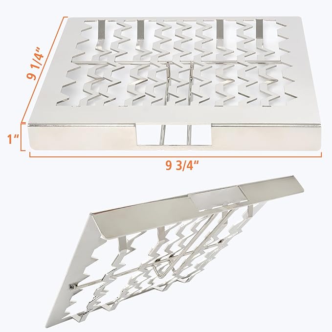 AJinTeby Charcoal Grate for Masterbuilt Gravity Smokers and Grills, for Masterbuilt 560/800/1050 Gravity Digital Smoker Accessories, Replacement for Masterbuilt 1050 Charcoal Grate 9004200136