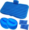 SUV Inflatable Bed, Car Camping Air Mattress, Cold-Resistant and Wear-Resistant Inflatable Mattress, Fast Inflatable Folding Bed, Multi-Functional Travel Sleeping Mat (Blue Size 2)