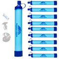 MODERN NEEDS Ready Filter Personal Water Filter Straw | Backpacking Water Filter for Hiking & Camping | Portable Water Purifier Camping | Emergency Survival Gear & Camping Survival Kit | 10 Pack