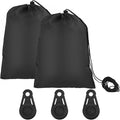 2 Pack Beach Canopy Wind Assist, Beach Shade Accessories, No Wind Sun Canopy Assist kit, Provide Shade in Breezes/No Wind Form Tent-Like Shape Shade (2 Bags + 3 Clamps)