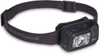 BLACK DIAMOND Storm 500-R Rechargeable Headlamp | 500 Lumens Brightness | Micro-USB Charging | Waterproof & Compact | Camping, Hiking, Running | Black