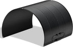 BougeRV Arch 200 Watts Fiberglass Flexible Solar Panel 23% High-Efficiency, 270° Lightweight, Portable Bendable 12 Volts 10BB Mono Cell for RV Camping Home Boat Marine Curve Surface Black