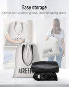 Airefina King Size Air Mattress with Built in Pump, Upgraded 18" Raised King Blow Up Air Mattress 2-4 Persons for Guests & Home, Ideal for Temporary Use, Colchones Inflables Air Bed 800 lbs