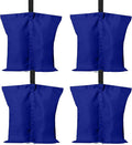 ABCCANOPY Canopy Weights 120 LBS Gazebo Tent Sand Bags,4-Pack Blue (Without Sand)