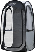 Sports Tent: Flycoop Portable Weather Pop Up Pod 1 Person to Provide Shelter from Wind Rain and Cold Weather Shelter for Outdoor Activities, Sports Events, Camping and Hiking