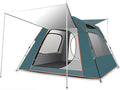 3-4 Person Camping Tent, Outdoor Waterproof Family Tents Weatherproof, Automatic Pop Up Backpacking Tent with Carry Bag and Tent Foyers, for Camping Hiking Traveling