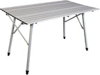 Camp Chef Mesa Aluminum Camp Table - Portable, Collapsible Camping Table for Outdoor & Camping Gear - Adjustable Table Height (27"-39")