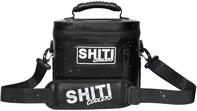 SHITI Coolers Cooler for Camping, Travel, Beach, Soft Lunch Box for Food, Drinks & Ice, Portable, Waterproof 24 Hr Insulated Bag with Shoulder Straps, Customizable