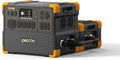 PECRON Portable Power Station E3600LFP with 3840Wh Extra Battery Expandable to 6912Wh, 5x3600W AC Outlets Power Station, LiFePO4 Battery Backup Solar Generator for RV, Camping, CPAP, Emergency
