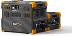 PECRON Portable Power Station E3600LFP with 3840Wh Extra Battery Expandable to 6912Wh, 5x3600W AC Outlets Power Station, LiFePO4 Battery Backup Solar Generator for RV, Camping, CPAP, Emergency