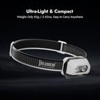 WUBEN H4 LED Headlamp Rechargeable, 800 Lumens Super Bright Head lamp, IP68 Waterproof headlamp with Motion Sensor, Headlight Flashlight 10 Modes with Red Light, for Camping Fishing& Hiking Gear
