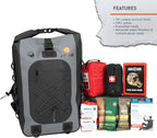 Evacuation Bag Kit – All‑in‑One Emergency Go‑Bag with Food, Water, First Aid, Tools & Survival Gear, Rugged Waterproof Backpack for Disaster Preparedness, Bug Out, Shelter‑in‑Place