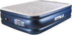 AirBedz by Pittman Outdoors Air Mattress - Indoor Outdoor with Built-in Air Pump, Queen Size, 20" Tall, Wave Beam Pattern, Carry Bag and Repair Kit Included