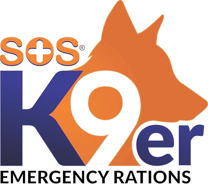 SOS Food Lab Emergency Dog Food Ration (12 Pack, 8 Oz Each) - Pet Food Contains High Protein Chicken for Any Size Dog Breed - Ready to Eat - 5 Year Shelf Life - Formulated for Increased Endurance