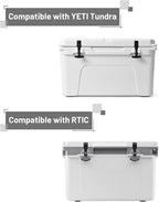 Cooler Beverage Holder, Cooler Cup Holder Compatible with YETI Tundra Coolers, Compatible with RTIC Coolers, Cooler Accessory, Medium, Black