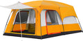 travel tent Oversized Camping Tent Two-Bedroom Tent Double-Layer Large Space Outdoor Travel Camping Family Tent