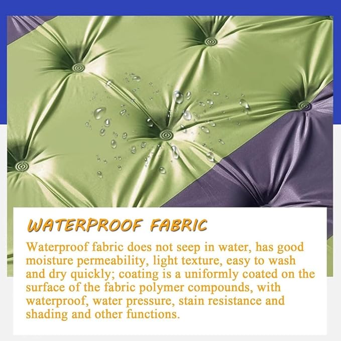 Portable Inflatable Car Mattress,Inflatable Camping Air Mattress for Universal SUV,Folding Air Bed Cushion Car Mattress Camping Mattress for Car Sleeping Bed Travel(Color:Green)