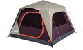 Coleman Skylodge Instant Tent with Rainfly, 4/6/8 Person Family Tent Sets Up in a Minute, Includes Pre-Attached Poles & Carry Bag, Made of PFAS-Free Materials