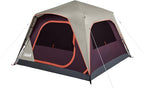 Coleman Skylodge Instant Tent with Rainfly, 4/6/8 Person Family Tent Sets Up in a Minute, Includes Pre-Attached Poles & Carry Bag, Made of PFAS-Free Materials