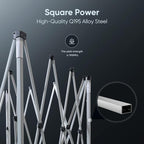 Quictent 10x10 Pop Up Screened Canopy Tent, Instant Setup for 1 Person with Netting, Portable & Compact, Waterproof & UV Protection, Ideal for Camping, Beach, Parties, and Outdoor Events