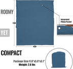 Sleeping Bag Liner,Long Staple Cotton, Adult Sleep Sack & Travel Sheets,Travel Sleep Sack for Backpacking, Hotels & Hostels Lightweight Travel Sheet Camping Sheets,Has Full Length Zipper