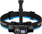 IMALENT HT50 Rechargeable Headlamp, 3000 Lumen Lightweight Flashlight with Red Light, Super Bright Head Lamp for Camping, Outdoor, Running and Hiking