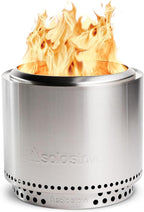 Solo Stove Bonfire with Stand | 19.5" Smokeless Fire Pit, Removable Ash Pan | Portable Stainless Steel Wood Burning Outdoor Fireplace, Ideal for 4–6 People, 21.75 lbs