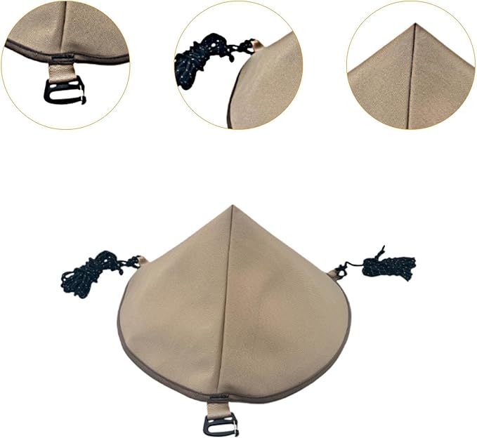 Tarp Connecting Cap Tent Connect Hat Waterproof with Guy Ropes Adapter Camping Tent Accessory for Backpacking Travel Picnic