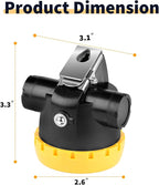 Rechargeable LED Mining Headlamp for Hard Hat Helmet, Explosion-Proof Waterproof Miner Headlight with Clip, Coal Mining Flashlight for Hunting, Fishing, Camping, Construction, Caving, Repair