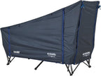 Kakadu Camping Tent Cot, 1 Person, 1 Minute Easy Setup, Folding, Compact, Elevated Tent with BlockOut Rain Fly, Awning Poles, Ultra-Fine Mesh Windows, and Carry Bag