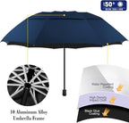 UPF 50+ Beach Umbrella with Adjustable Universal Clamp