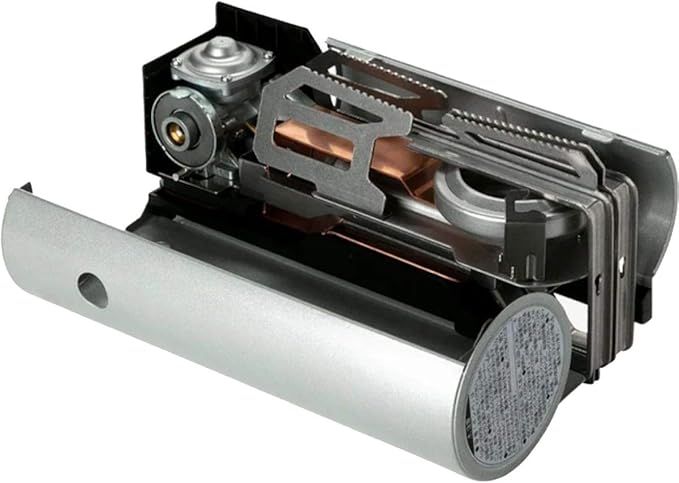 Snow Peak Home and Camp Burner, Camping Stove, Backpacking, Automatic Ignition, Silver