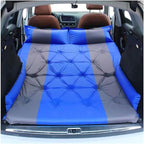 Portable Inflatable Car Mattress,Inflatable Camping Air Mattress for Universal SUV,Folding Air Bed Cushion Car Mattress Camping Mattress for Car Sleeping Bed Travel(Color:Blue)