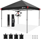 Sekey 10x10 Pop Up Canopy with One Push Setup-Easy Up Canopy with 99% UV Blocking - Instant Outdoor Sun Shade for Events, Parties, Camping- Commercial Gazebo with Weight Bags,Wind Proof&Waterproof