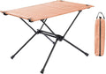 Camping Table, Lightweight and Portable Folding Table, Ideal for Camping, Hiking, Beach, Picnic, Travel, Backyard (Brown)
