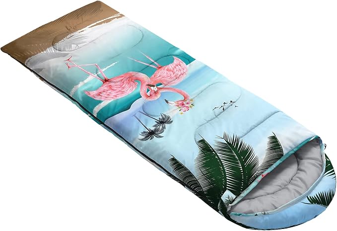 HOSIMA Butterfly Sleeping Bags for Adults and Kids for Camping,Black Gothic Ultralight Sleeping Bag for Cold Weather Summer.