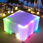 SAYOK 23FT Inflatable Portable Bars for Events Tent with LED Light and Blower Adjustable to Multiple Colors Portable House for Event Exhibition Wedding Business Private Use