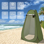 Privacy Shower Tent, Pop up Portable Camping Tent, Outdoor Toilet Changing Dressing Room, Instant Privacy Shelter for Picnic Waterproof Bathroom