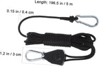 UPKOCH Metal Hanging Cord for Outdoor Lights – Adjustable Utility Rope for Clothesline Tent Storage and Camping Essentials – Sturdy and Versatile Hanging Light Cord