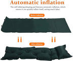 Ciieeo Self-Inflating Camping Sleeping Mat 185x60x2.5cm Military Green Portable Inflatable Sleeping Pad Lightweight Outdoor Camping Sleep Cushion for Hiking Backpacking