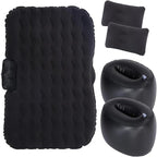 SUV Inflatable Bed, Car Camping Air Mattress, Cold-Resistant and Wear-Resistant Inflatable Mattress, Fast Inflatable Folding Bed, Multi-Functional Travel Sleeping Mat (Black Size 1)