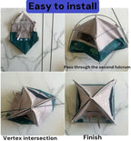 Mini Tent,Model Tent Decoration with Chair,1:12 Miniature Doll Camping Model Tents Movable Decorative Scene Accessories Photography Props Miniature Model Tent for Tiny Pets (Gray)