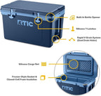 RTIC Ultra-Light 52 Quart Hard Cooler Insulated Portable Ice Chest Box for Beach, Drink, Beverage, Camping, Picnic, Fishing, Boat, Barbecue, 30% Lighter Than Rotomolded Coolers