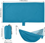 Cerulean Camping Gear with 2 Tree Straps Camping Hammock for Yard 114" x 54"