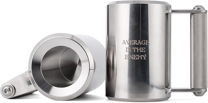 Heavy Mug 6KG/13LB 10 oz,Mirror Polished Stainless Steel Fitness Water Cup,Overweight Dumbbell Cups, Funny Beer Mug,Gym Workout, and Coffee Enthusiast Gift, Prank Gift