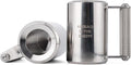 Heavy Mug 6KG/13LB 10 oz,Mirror Polished Stainless Steel Fitness Water Cup,Overweight Dumbbell Cups, Funny Beer Mug,Gym Workout, and Coffee Enthusiast Gift, Prank Gift